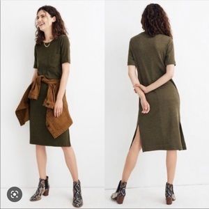 Madewell Ribbed T-shirt Midi Dress